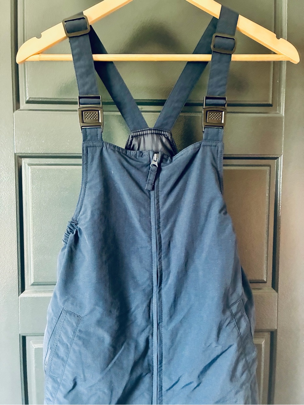 Navy Blue Snow Bib Overalls